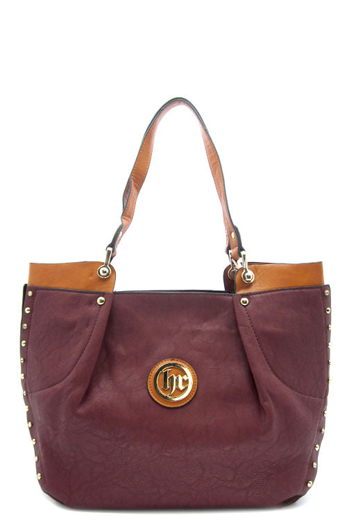 Burgundy Tote Bag